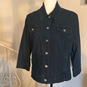 Nwot, never worn cool jean jacket. Size 14